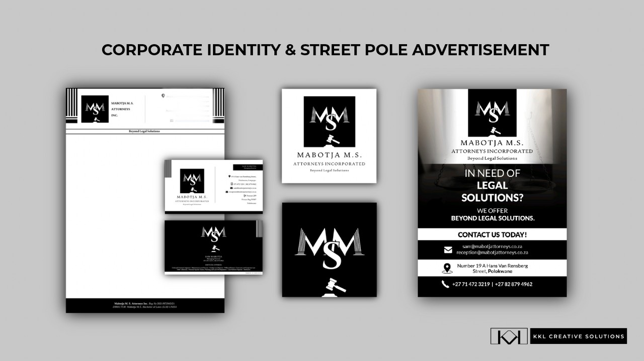 Corporate Identity & Street Pole Advertisement