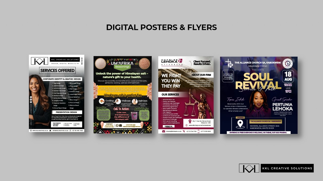 Digital Posters & Flyers